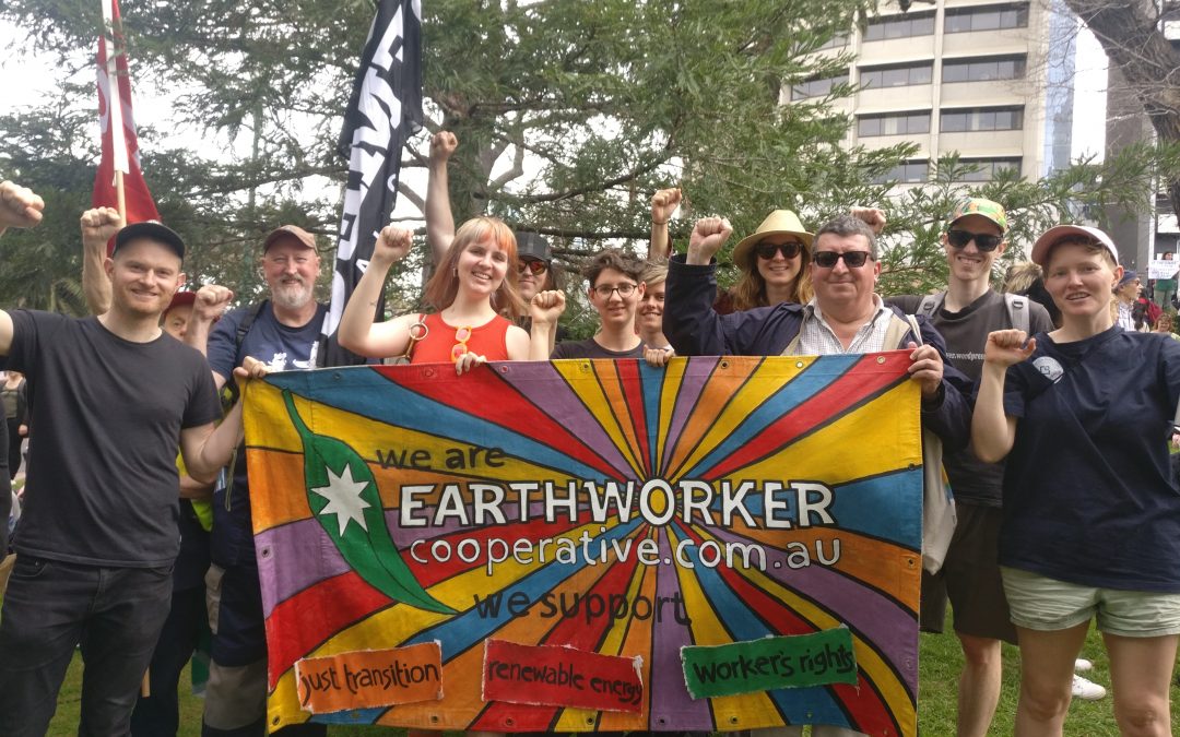 Earthworkers join the school strike for climate!